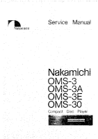 Nakamichi OMS-30-Service-Manual